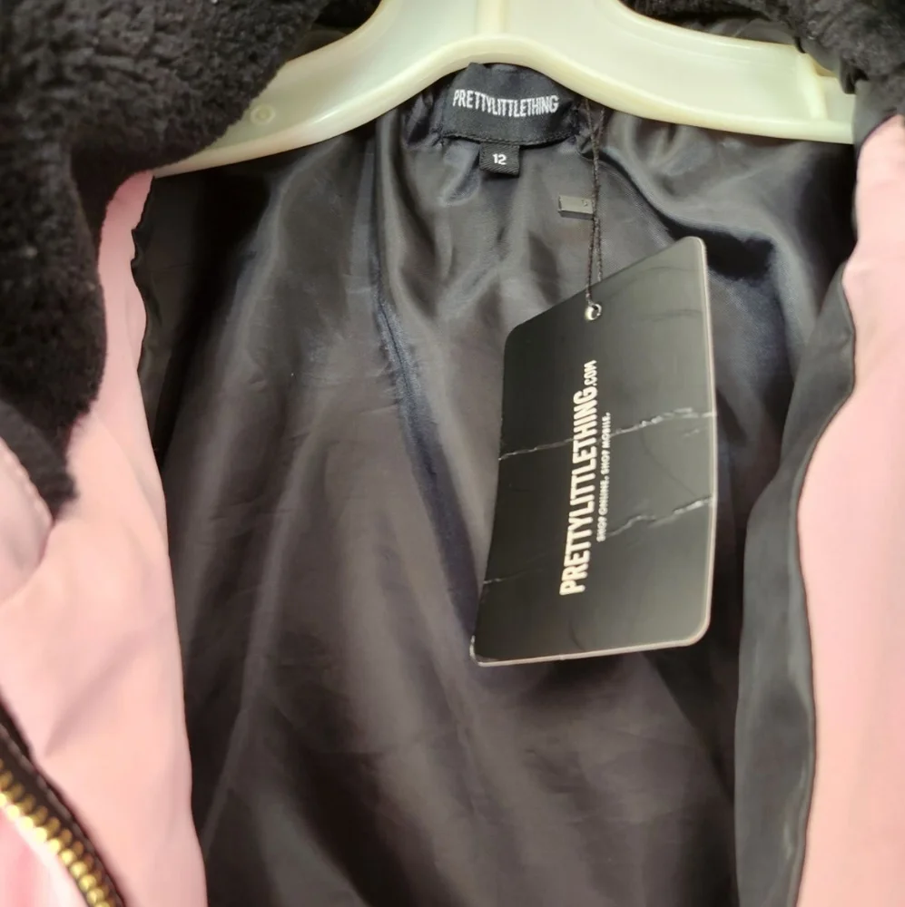 Light Pink Puffer Coat - Picture 6 of 11